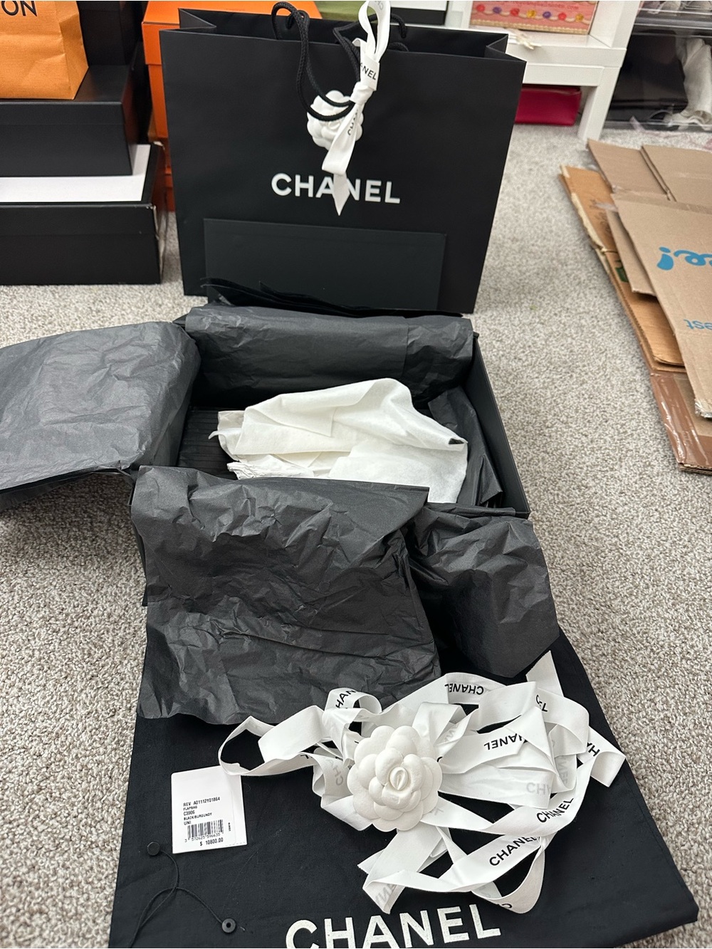 Chanel  for medium to large bag. Like new condition.